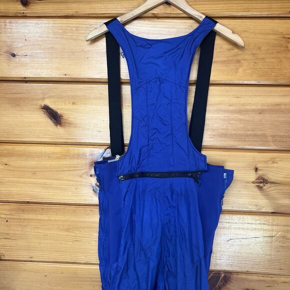 VTG The North Face Men's Extreme Gore-Tex Ski Bib Overalls Blue • USA • Medium - Picture 7 of 10